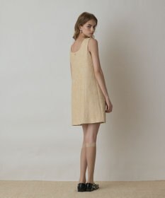 GRACE CONTINENTAL サラサジャガードミニワンピース