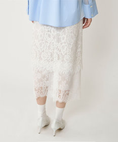 GRACE CONTINENTAL レースレイヤードスカート