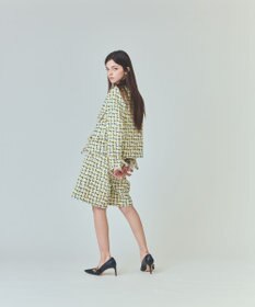 GRACE CONTINENTAL チュールヤーンツイードパンツ