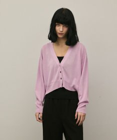 GRACE CONTINENTAL スリーブスリットニットカーディガン