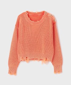 GRACE CONTINENTAL ピグメントニットトップ