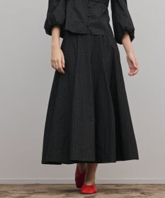 GRACE CONTINENTAL ラメドットタフタジャガードスカート