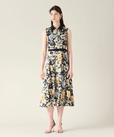 GRACE CONTINENTAL ボタニカルプリントワンピース