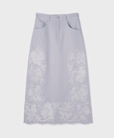 GRACE CONTINENTAL エンブロイダリータイトスカート