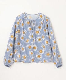 GRACE CONTINENTAL マーガレットフラワープリントブラウス