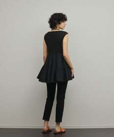 GRACE CONTINENTAL フレア切替カットトップ