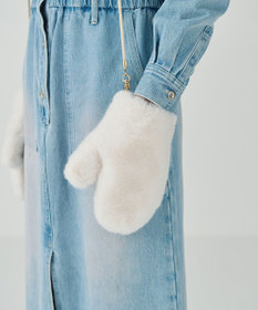 GRACE CONTINENTAL LOU ANDREA フェイクファーミトン