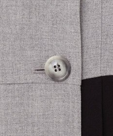 GRACE CONTINENTAL ウールタッチバイカラードレス