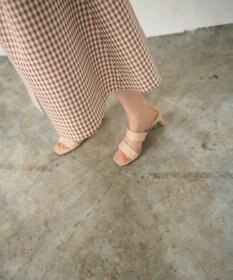 GRACE CONTINENTAL チェックジャンパースカート