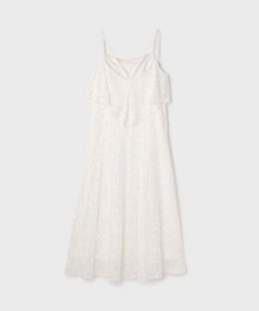 GRACE CONTINENTAL チュールレースロングワンピース