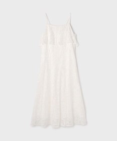 GRACE CONTINENTAL チュールレースロングワンピース