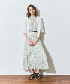 GRACE CONTINENTAL ドットジャガードスカート