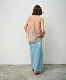 GRACE CONTINENTAL シアーボウタイノースリーブ