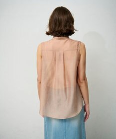 GRACE CONTINENTAL シアーボウタイノースリーブ