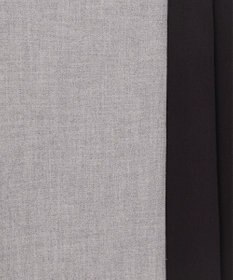 GRACE CONTINENTAL ウールタッチバイカラードレス