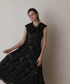 GRACE CONTINENTAL ローズ刺繍ワンピース