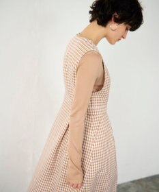 GRACE CONTINENTAL チェックジャンパースカート