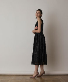 GRACE CONTINENTAL ローズ刺繍ワンピース