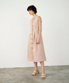 GRACE CONTINENTAL チェックジャンパースカート