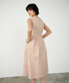 GRACE CONTINENTAL チェックジャンパースカート