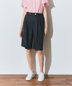 GRACE CONTINENTAL リネンタッチハーフパンツ