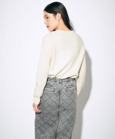 GRACE CONTINENTAL ナンバーモチーフニットトップ