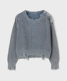 GRACE CONTINENTAL ピグメントニットトップ