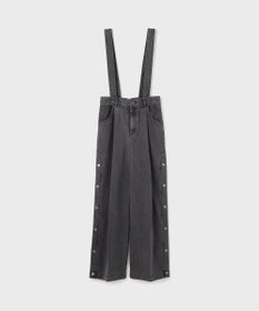 シーニュ　ブラック サスペンダー付きパンツ サスペンダーワイドパンツ(S GREY): ボトムス │ ETRE TOKYO