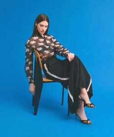 GRACE CONTINENTAL シアーCatブラウス