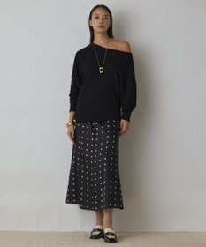 GRACE CONTINENTAL アシメテレコカットトップ