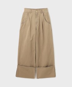 GRACE CONTINENTAL ロールアップワイドパンツ