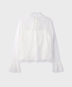 GRACE CONTINENTAL レースボウタイブラウス