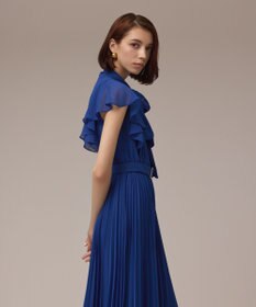 GRACE CONTINENTAL ボウタイプリーツドレス