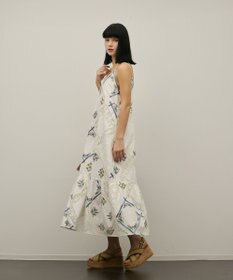 GRACE CONTINENTAL ハンカチパッチワークキャミワンピース