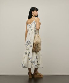 GRACE CONTINENTAL ハンカチパッチワークキャミワンピース