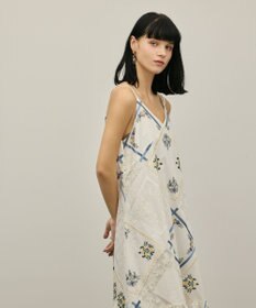 GRACE CONTINENTAL ハンカチパッチワークキャミワンピース