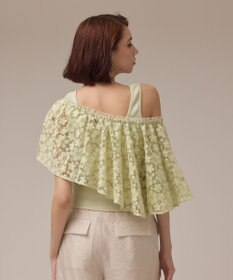GRACE CONTINENTAL レースケープカットトップ