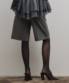 GRACE CONTINENTAL スーツ地ハーフパンツ