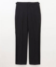 GRACE CONTINENTAL WOOLタキシードパンツ ブラック