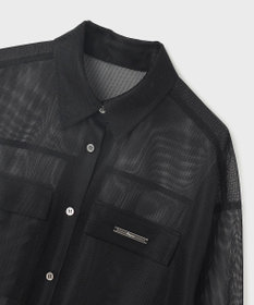 GRACE CONTINENTAL メッシュオーバーシャツ