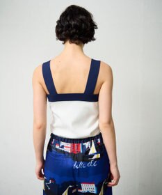 GRACE CONTINENTAL 配色ニットキャミ