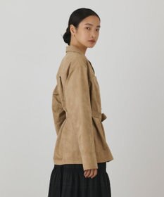 GRACE CONTINENTAL スエードライクシャツ
