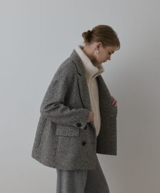 GRACE CONTINENTAL カルゼツイードダブルジャケット