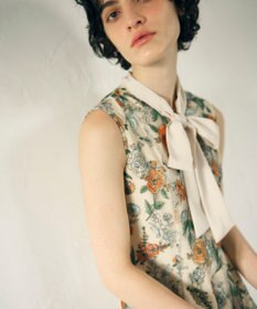 GRACE CONTINENTAL フラワーマーメイドドレス