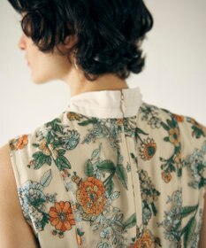 GRACE CONTINENTAL フラワーマーメイドドレス