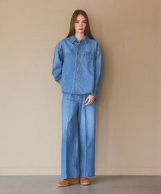 GRACE CONTINENTAL 10ozムラ糸デニムパンツ ブルー