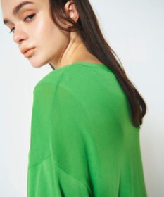 GRACE CONTINENTAL ルーズVネックニットカーディガン