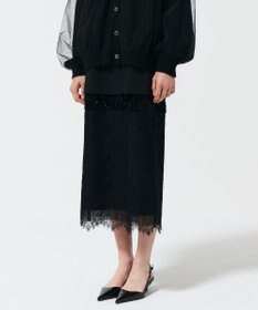 GRACE CONTINENTAL コンビタイトスカート ブラック