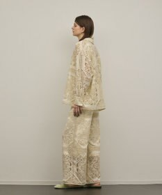 GRACE CONTINENTAL パネル刺繍シャツ