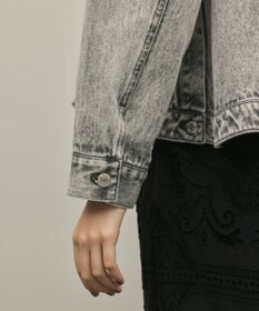 GRACE CONTINENTAL ペプラムデニムジャケット